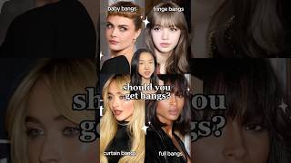 Should you get bangs? ✨ #styleguide #beautytips #beauty #styletips #beauty #hairstyle #hair #bangs