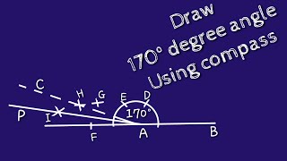 Celebrity How to draw 170 degree angle with compass. shsirclasses. Net Worth