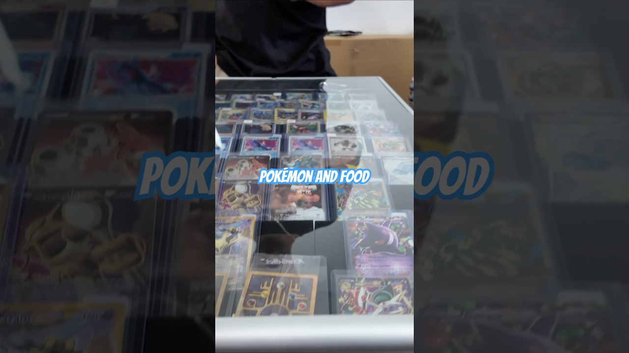 Went to the night market for food and Pokemon. #pokemon #tradingcards #tcgpokemon  #tcg