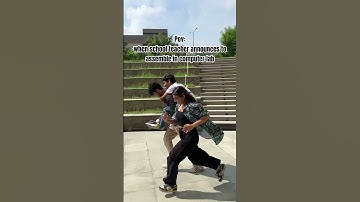 Students assemble in computer lab  😂😂 #shorts #funny #school #computerlab #comedy