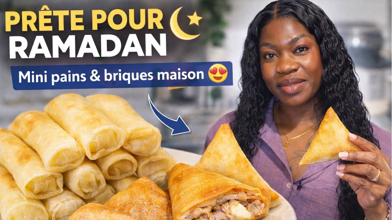 PRÉPARATIFS RAMADAN 2026 🌙 Mini pains & 3 farces faciles | Organisation spéciale Ramadan