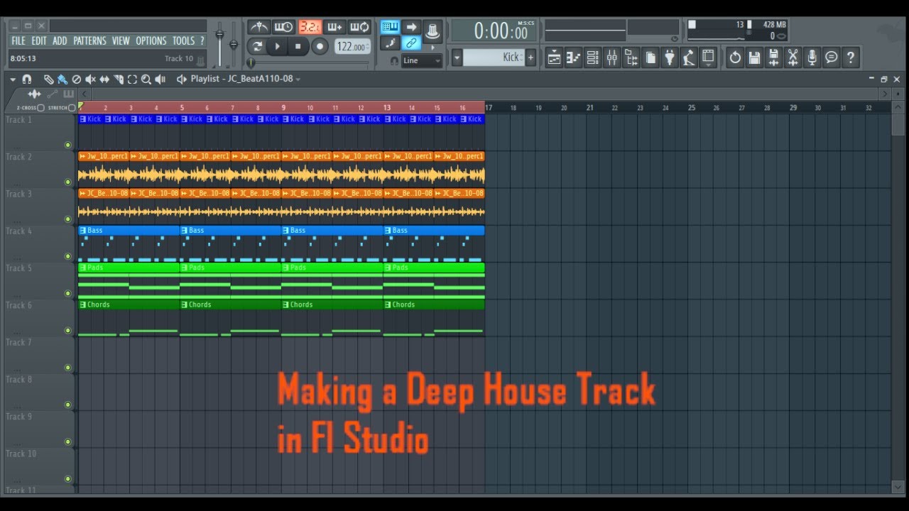 Making a Deep House Track in Fl Studio (Basic Foundation)