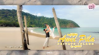 Awei Pila Private Island // Day 1 ❤️