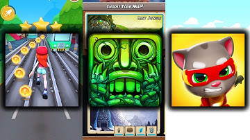 Bus Rush Vs Temple Run 2 Lost Jungle Vs Talking Tom Hero Dash