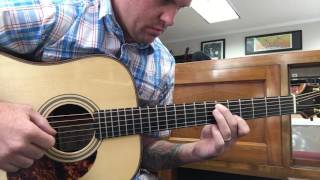 hoffman dreadnought guitar 582 open tuning