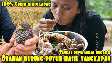 BURUNG PUYUH GORENG HASIL BURUAN TANGAN DEWA | SIAPIN NASI SEBELUM MENONTON