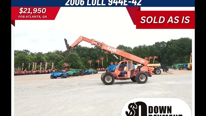 *FOR SALE*  2006 LULL 944E-42 SN0818 *SOLD AS IS* #telehandler #constructionequipment