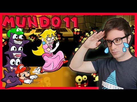 ⭐️ MUNDO 11 en SUPER MARIO 3D WORLD ONLINE con Elesky / Steyb y SwitchMan en Nintendo Switch