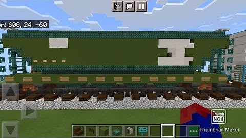 Minecraft Burlington Northern covered hopper tutorial