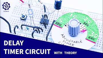 Adjustable Auto On Off delay timer circuit on Breadboard | 555 Timer project #4