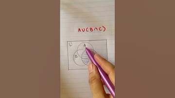 Draw Venn diagram for AU(B∩C) #shorts #venndiagrams #draw #construction