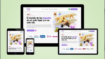Kids Toy Store Website  Using HTML CSS And JavaScript