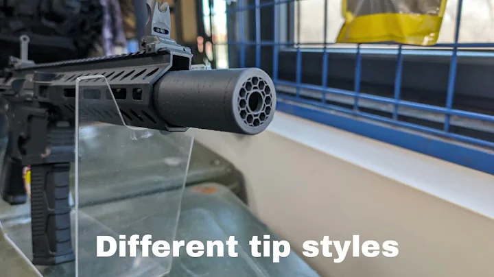 Airsoft modular 3D printed tracer silencer suppressor 🚧Not real🚧