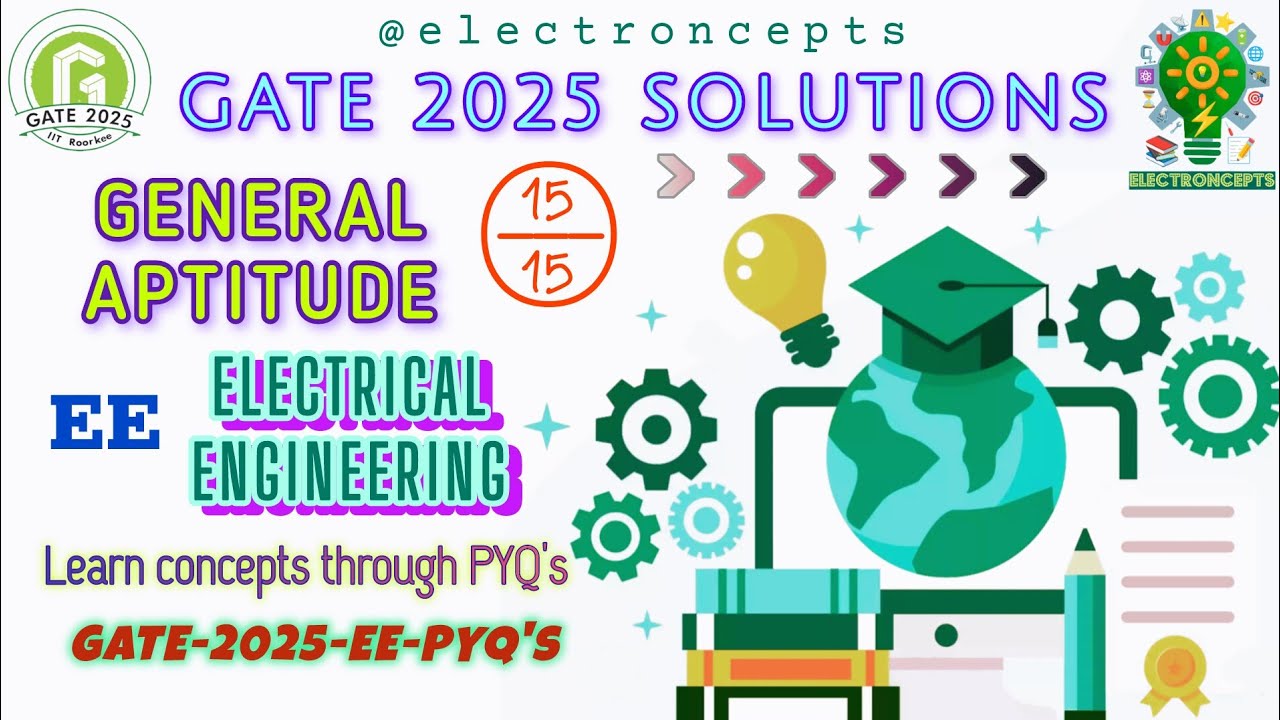 Detailed Solutions of EE GATE 2025 | GENERAL APTITUDE | GATE 2025 ...