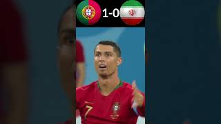 Iran🇮🇷 Vs Portugal🇵🇹 FIFA World Cup 2018🔥 Group Stage Match #shorts #youtubeshorts