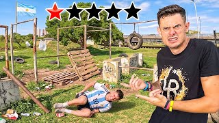VISITANDO el PEOR PARQUE de PARKOUR del MUNDO👎 *Imposible no flipar*