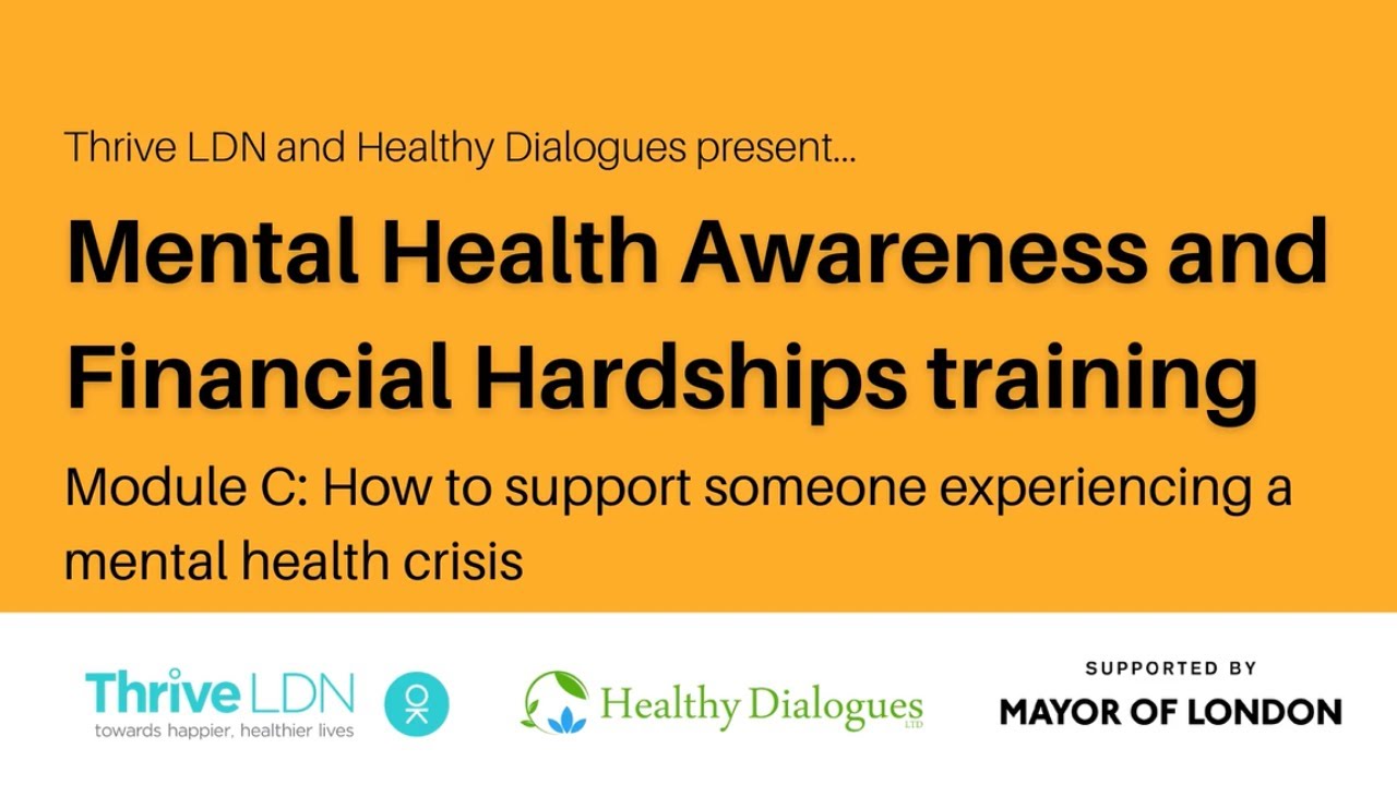 Mental Health Awareness Training for Frontline Staff: Supporting those ...