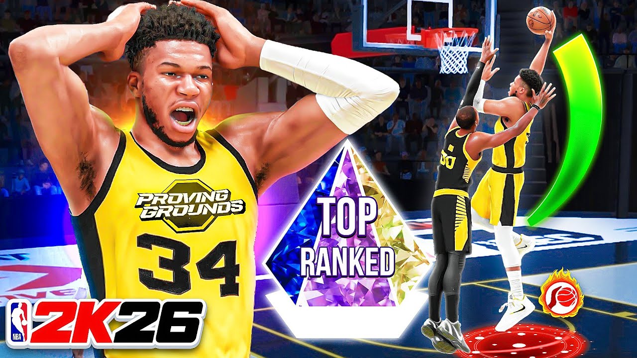 I BECAME A TOP RANKED PLAYER with my GIANNIS ANTETOKOUNMPO BUILD on NBA 2K26