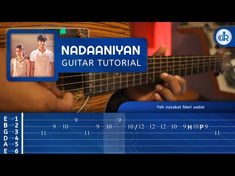 Nadaaniyan Guitar Tabs | NADAANIYAN by Akshath | GUITAR LESSONS 
