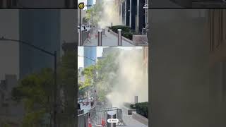 #NewYork #BreakingNews Incendiary Device Explodes Outside Federal Building