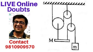 String Constraint Moving Pulley | IIT JEE, NEET Physics Doubts | Live Online Classes | by Vinay Sir