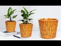 Easy cement pottery making || Cement flower vase - Cement planter Making