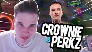 CROWNIE & PERKZ PLAY AGAINST HANS/MIKYX - S14 LEC INHOUSES