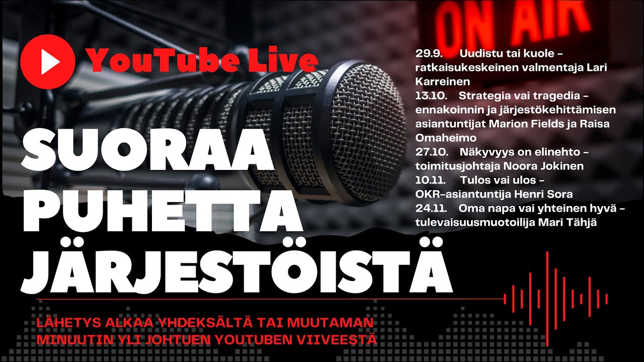 Suoraa puhetta järjestöistä - JAKSO 4.  Tulos vai ulos