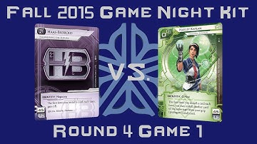 Netrunner Fall 2015 GNK Tournament - Round 4 Game 1 - Engineering the Future vs. Hayley