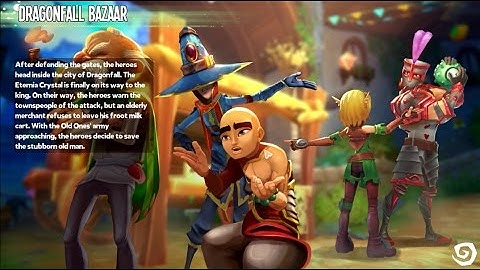 Dragonfall Bazaar - Dryad Gameplay 2 - Dungeon Defenders 2