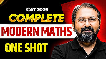 Complete Modern Maths for CAT 2025 ⚡ | One-Shot Marathon by Ronak Sir