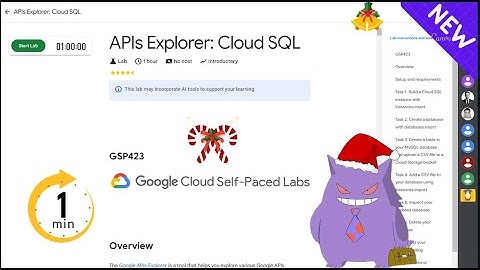 APIs Explorer: Cloud SQL | #2024 | #GSP423  |#qwiklabs