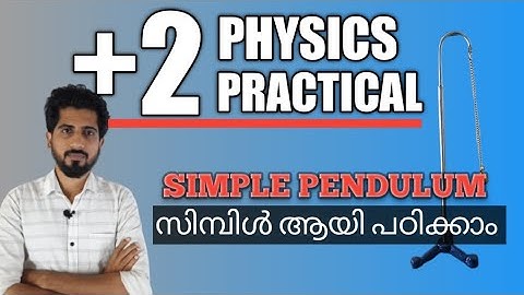Simple Pendulum Experiment | plustwo practical