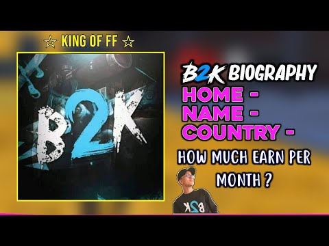 Free Fire King Born2kill Biography Home Country Name And How Much B2k Earn From Youtube Youtube