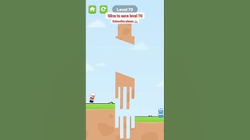 Slice to save/level 70 | funny game 2023 | new Android game 2023 #shorts #gaming #funny #trending