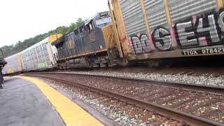 MVI 2106 csx Q217-26 empty auto rack train in point of rocks md