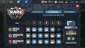 Nfs no limits : Season Rain Check, the last race