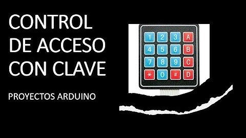 Arduino projects  Matriz 4x4 - Display 16x2 I2C - Servo - Control acceso con Arduino