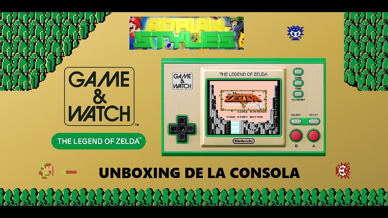 Game & Watch The Legend of Zelda Unboxing y Gameplay YouTube