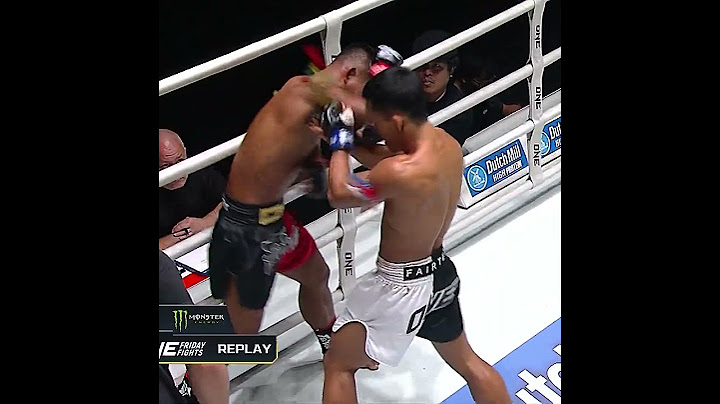 UPPERCUT KO 💥 Anon flattens Samsiblan in his ONE Friday Fights debut!