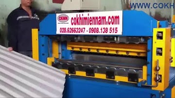 CÁN TÔN 2 TẦNG 11SÓNG &13 LAPHONG tích hợp dập vòm xẻ chung