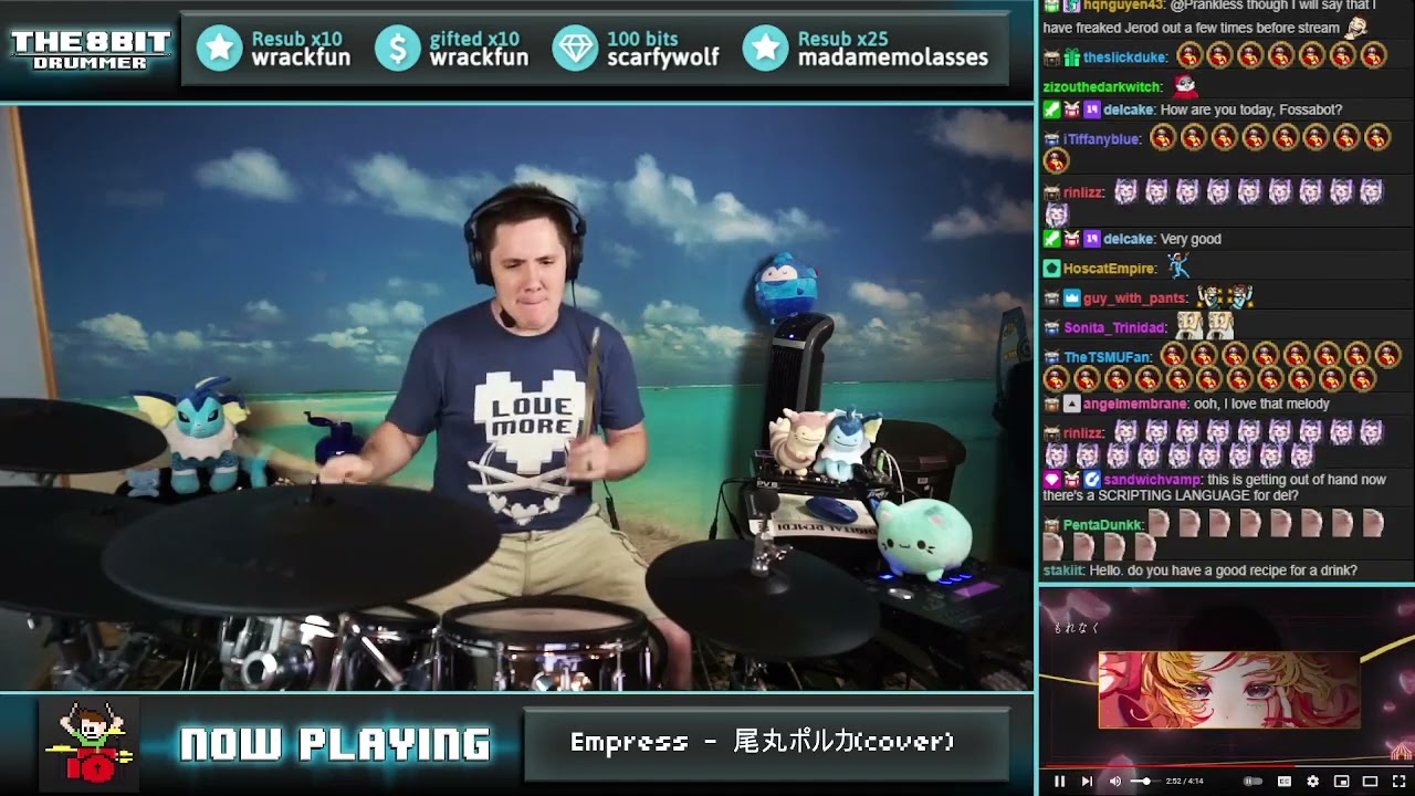 The8BitDrummer // Teniwoha - Empress (Omaru Polka cover)