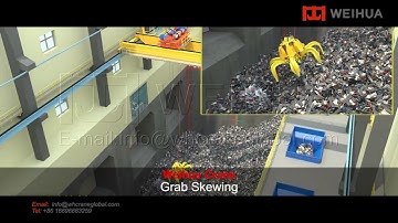 Intelligent garbage grab crane operation demonstration