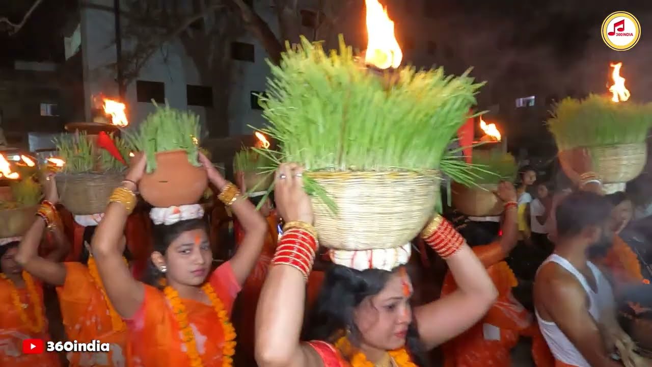 Jawara Visarjan Lakholi 2023 | जंवारा विसर्जन जनता कॉलोनी लखोली | 360india #jawaravisarjan2023