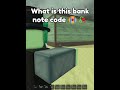 Most INSANE Banknote Code 💀| #shorts #viral #deadrails #roblox