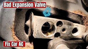 Symptomen van een defect expansieventiel || Problemen met de auto-airco oplossen ||
