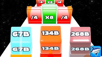 Jelly Run 2048 vs Level Up Numbers - Walkthrough (MAX LEVEL) New Update