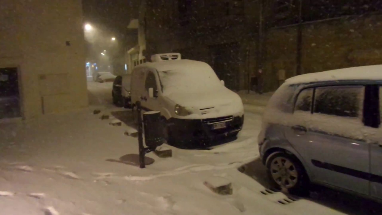 La storica Nevicata del Salento 2017