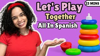 Let's Play Together | Español Para Bebés | Learn To Talk | Ms.Ramos | All In Spanish