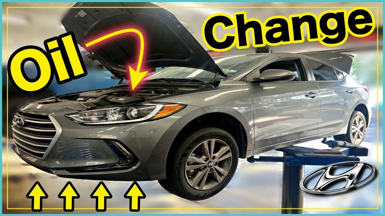 How To | Oil Change | 2016-2020 | Hyundai Elantra | DIY | - YouTube